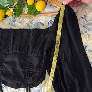 Chic Black Off-Shoulder Blouse